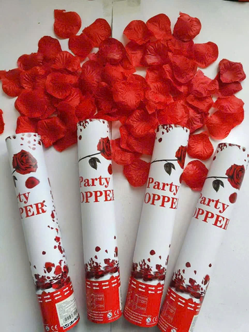 Pháo cánh hoa hồng đỏ 60cm