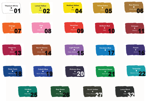 Màu vẽ acrylic tuýt 75ml Mont Marte