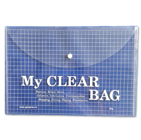 Bìa nút my clear Giai Phát F4 25x35cm (12/600)