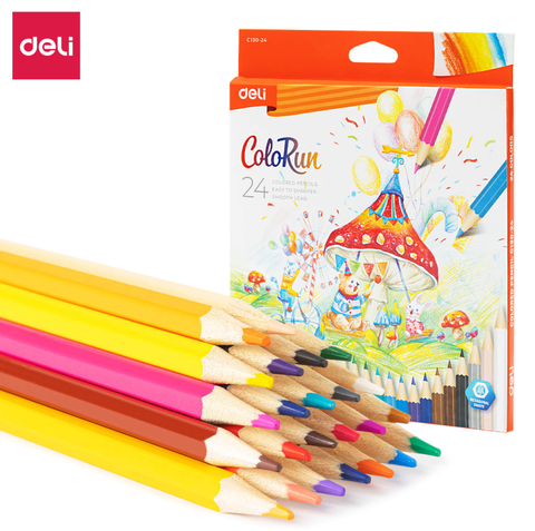 Bút chì màu Deli Colorun C130-24 24 màu (12)