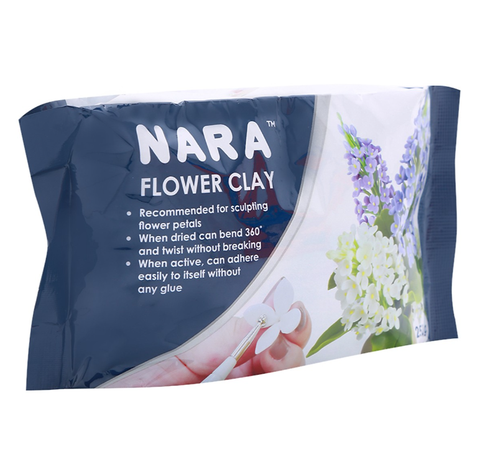 Đất nặn làm hoa Nara FW-250 250g - Trắng