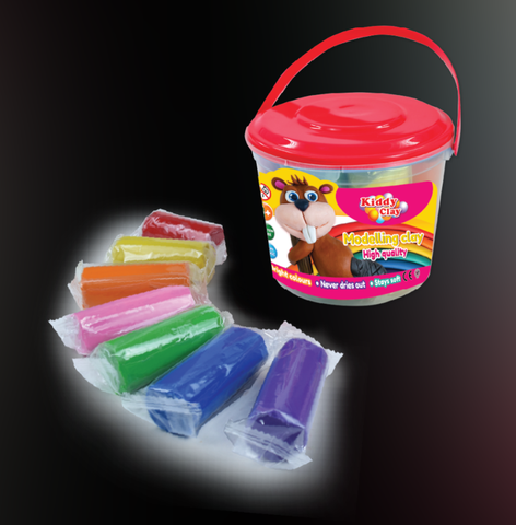 Đất nặn Kiddy Clay CBK-500-7 7 màu 500 gram (24)