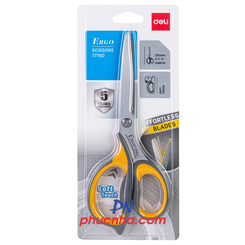 Kéo văn phòng Deli 77760 cao cấp 210mm (12)