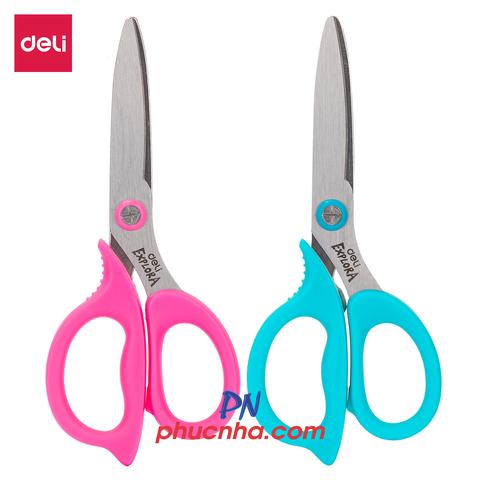 Kéo học sinh Deli 77755 135mm Explora (12)