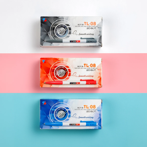 Bút bi Thiên Long TL-08 0.8mm (20)