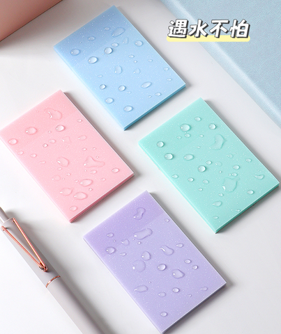 Giấy note dán Baoke 3x2in 50 tờ trong suốt có kim tuyến TZ3012/ TZ0315 (40)