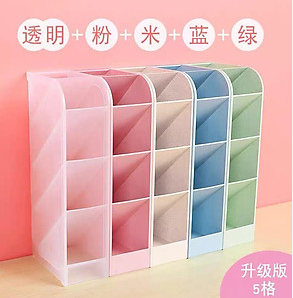 Cắm bút nhựa 4 ngăn