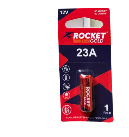 Pin A23 Premium Alkaline Rocket Gold 12V (12) vỉ 1 viên