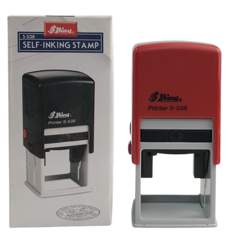 Dấu + Tampong, thẻ mực Shiny S538 38x38mm