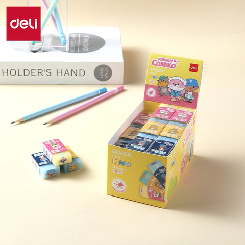 Gôm tẩy Deli H328 Comiko Family thạch hình động vật (45)