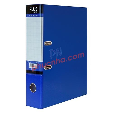 Bìa còng Plus 84-V 1 mặt xi 7cm A4 - Xanh dương/ xanh biển/ đỏ/ vàng/ xanh lá/ xanh chuối/ hồng