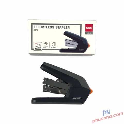 Bấm kim Deli 0370 trợ lực 24/6 no.3