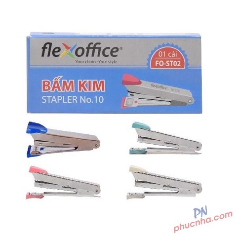 Bấm kim Thiên Long FO-ST02 no.10 (12) - máy dập ghim bấm FOST02
