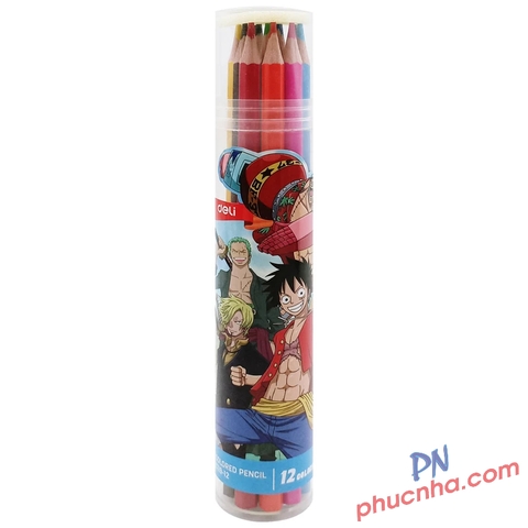 Bút chì màu Deli C119 12 màu One Piece