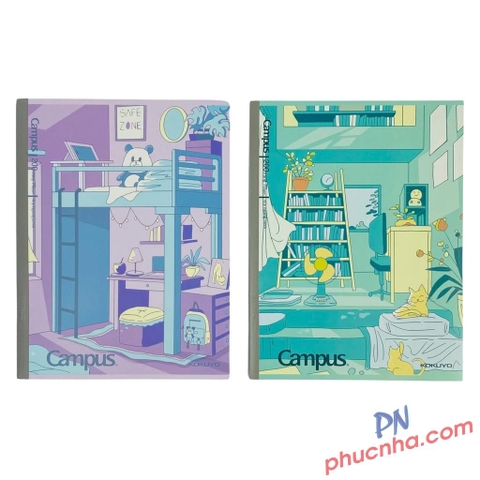 Tập HS Campus Studying Room 96tr 70gsm NB-A5LY96SR 4 ly ngang (10/120)