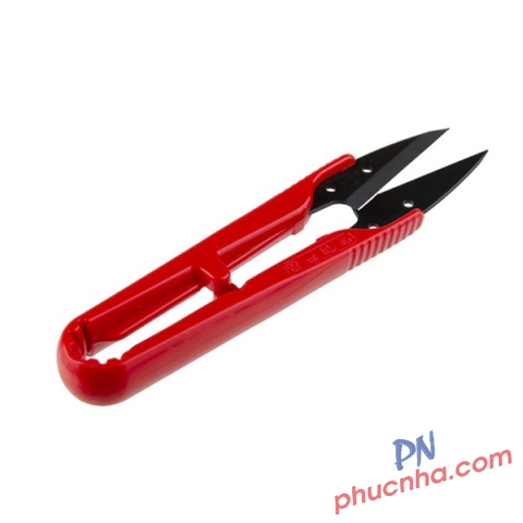 Kéo bấm cắt chỉ nhựa Đỏ DG-107 (12)