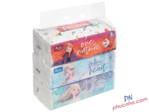 Khăn giấy lụa BLESS YOU Disney 150 tờ x 2 lớp ( 3/48)