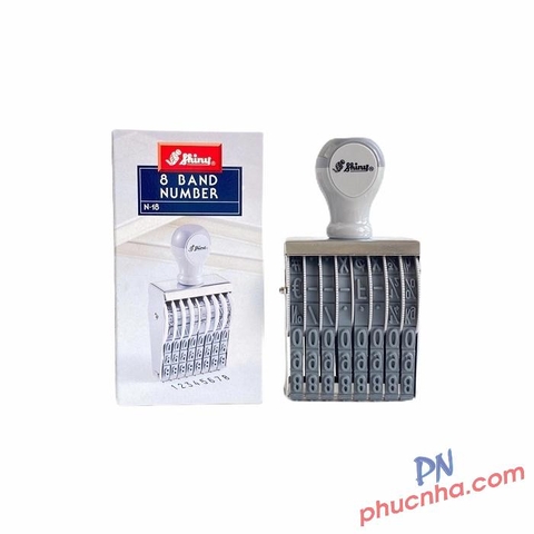 Dấu số xoay chấm mực 8 số Shiny