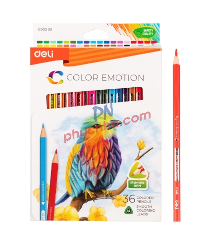 Bút chì màu 36 màu Deli C00230