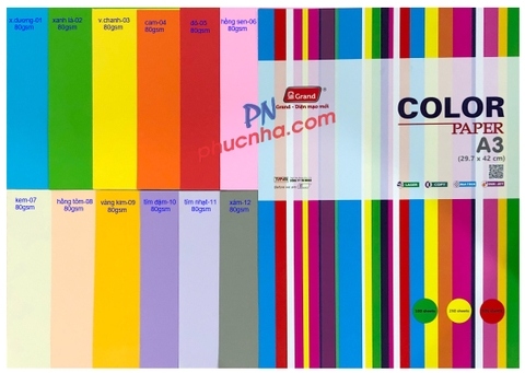 Giấy ford, photo màu đặc biệt A4 75gsm Grand Indo (10/50/100/500)