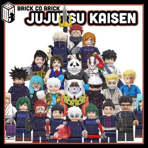 Lego Brick.Co.Brick mix mẫu Khủng Long/Skibidi Toilet/Chiến Binh Rồng/One Piece/7 viên ngọc rồng/Thanh gươm diệt quỷ/Squid Game