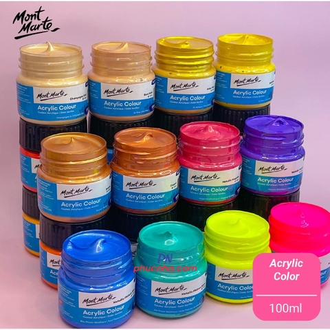 Màu nước acrylic 100ml Mont Marte