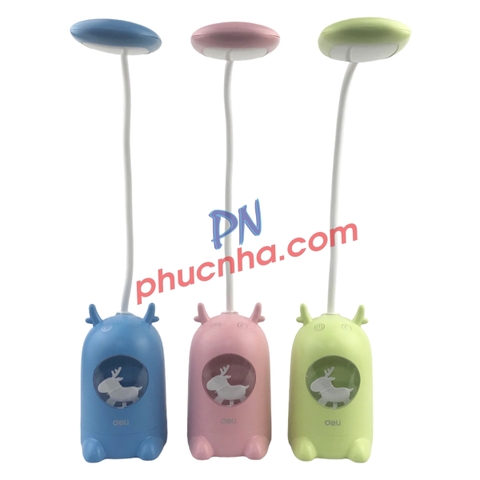 Đèn bàn Deli CL404 cảm ứng có đèn ngủ 4000K 5W