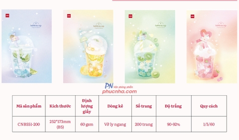 Tập sinh viên Deli B551 200 trang 58gsm (5/60)