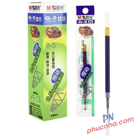 Ruột bút gel M&G AGR67T02 G5 0.5mm (cho bút bấm) (20)