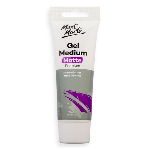 Dung môi pha màu acrylic Mont Marte MAMD005 75ml - Gel Medium Matte giúp tăng độ mờ (tỉ lệ 1:4)