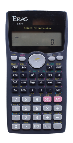 Máy tính khoa học Eras E370 (12 số, 410 chức năng, bảo hành 3 năm)