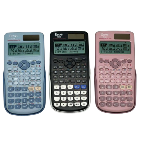 Máy tính khoa học Eras E388 (12 số, 521 chức năng, bảo hành 3 năm)