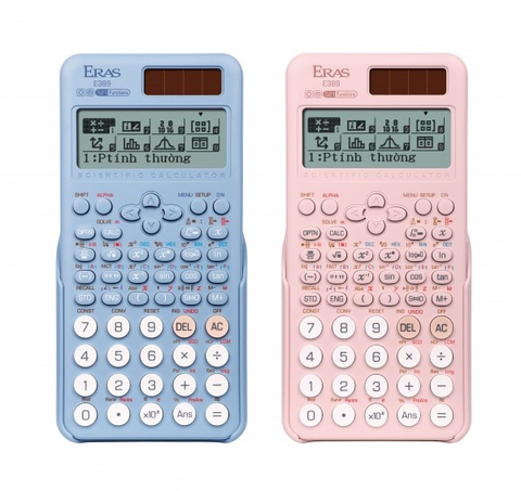 Máy tính khoa học Eras E389 (521 chức năng, bảo hành 3 năm)