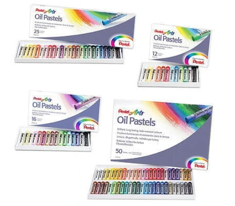 Sáp màu dầu cao cấp Pentel PHN-16AS 16 màu/ PHN-25AS 25 màu/ PHN-36AS 36 màu/ PHN-50AS 50 cây/ 49 màu