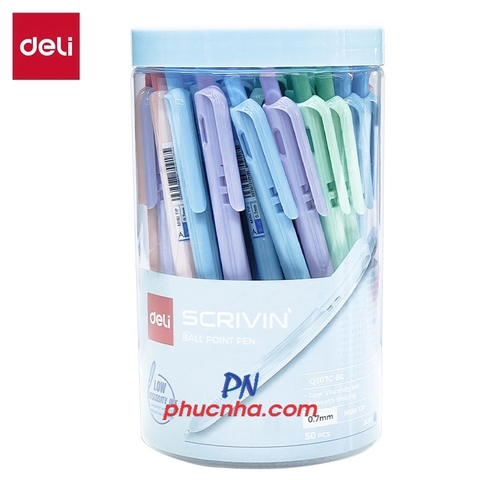 Bút bi dầu Deli Q107C 0.7mm (50)