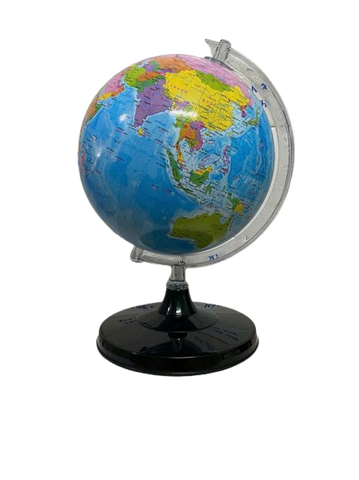 Quả cầu hành chính, Quả địa cầu đế nhựa, gộng nhựa - trung phi 22cm
