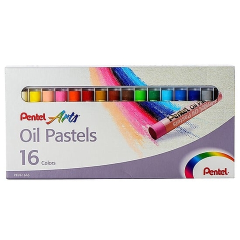 Sáp màu dầu cao cấp Pentel PHN-16AS 16 màu/ PHN-25AS 25 màu/ PHN-36AS 36 màu/ PHN-50AS 50 cây/ 49 màu