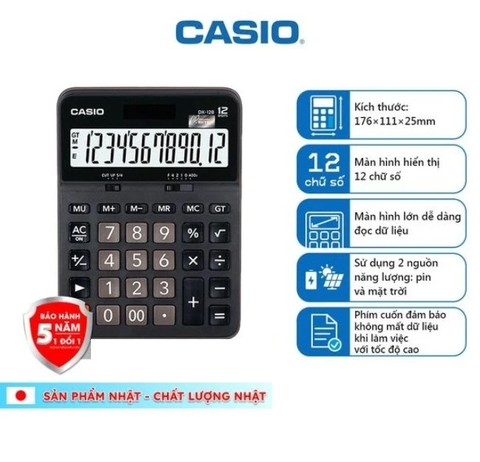 Máy tính Casio DX-12B BK