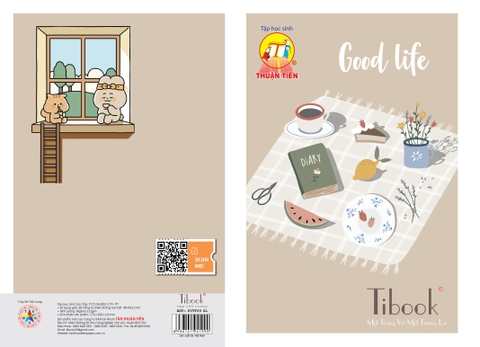 Tập SV Thuận Tiến Good Life 200 trang 60gsm 4ly ngang sinh viên B5 Tibook (5/70)