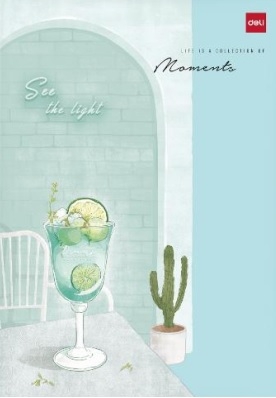 Tập SV Deli B554-120 120tr 70gsm kẻ ngang (5/80)