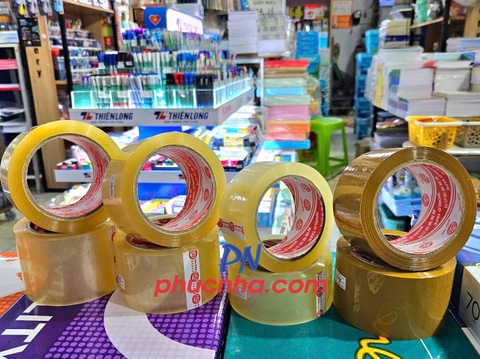 Băng keo OPP trong/ đục 5F - 4.8cm x (100yard 1.25kg lõi giấy 3 li 50mic) (6)