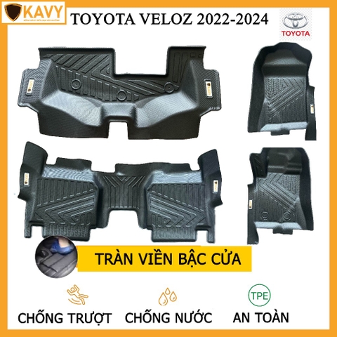 Thảm lót sàn ô tô Honda City 2021-2024 chất liệu TPE cao cấp chống trơn trượt, không mùi vừa form xe