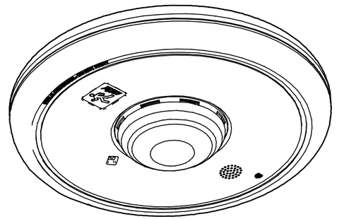 Còi đèn chớp gắn trần loại thường - DC-M9416 (UL)