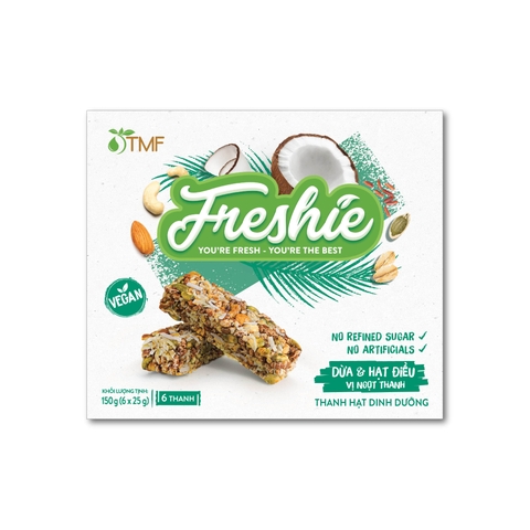 FRESHIE GRANOLA BAR - COCONUT & CASHEW