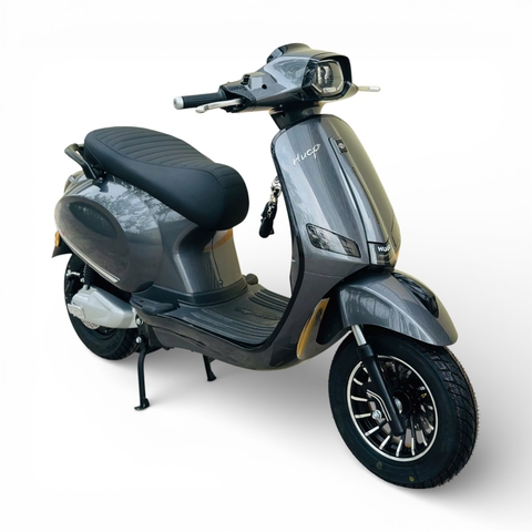 Xe máy điện Hugo Elegant X màu ghi