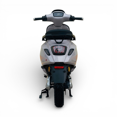 Xe máy điện Hugo Elegant X màu hồng nhạt