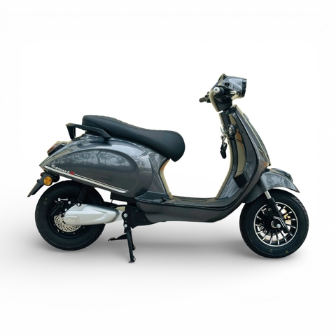 Xe máy điện Hugo Elegant X màu ghi