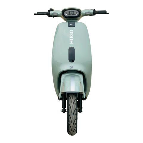 Xe máy điện Hugo S3 màu xám xi măng