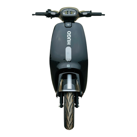 Xe máy điện Hugo S3 màu đen sần