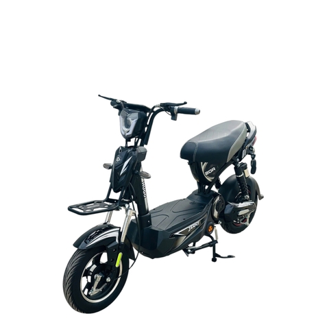 Xe đạp điện Hugo Jerry 20A màu đen tem bạc